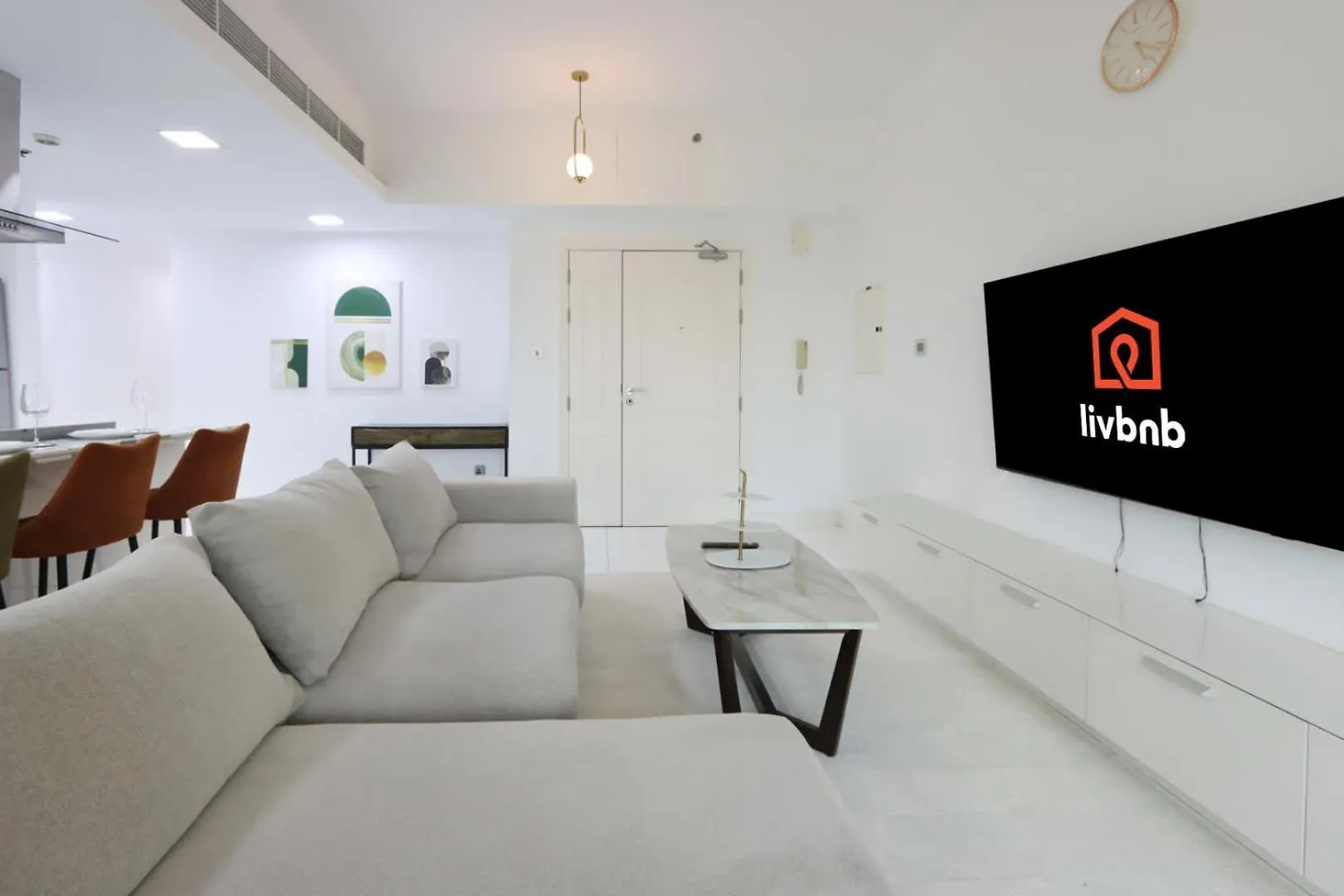 Apartment Livbnb- 3Br With Marina Views In Manchester Tower Dubai